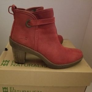 El Naturalista Lichen Tibet Ankle Bootie Sz 41/Peb